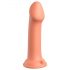 Dillio Lielais Varonis - silikona piesūcekņa dildo (17 cm) - oranžs