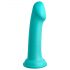 Dillio Lielais Varonis - piesūcekņa dildo (17 cm) - tirkīzzils