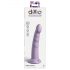 Dillio Slim Seven - piesūcekņa stimulējošais dildo (20 cm) - violets