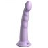 Dillio Slim Seven - piesūcekņa stimulējošais dildo (20 cm) - violets