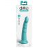 Dillio Slim Seven - piepiedējams stimulācijas dildo (20 cm) - tirkīza