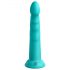 Dillio Slim Seven - piepiedējams stimulācijas dildo (20 cm) - tirkīza