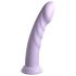 Dillio Super Eight - ar piesūcekni silikona dildo (21 cm) - violets