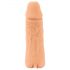 Nature Skin - dzimumlocekļa uzmava un mākslīgā vagina - 18cm (dabīgs)