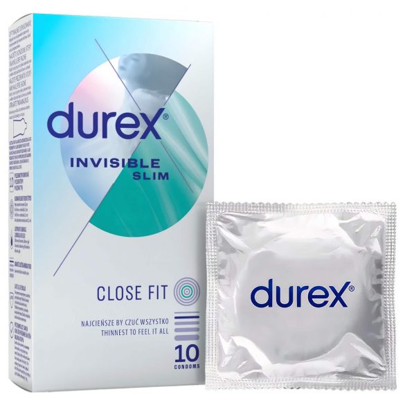 Durex Invisible Slim - plāns prezervatīvs (10 gab.)