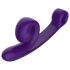 Gliemežu Vibe Curve - 2-vienā klitora stimulators vibrators (violets)