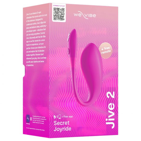 We-Vibe Jive 2 - uzlādējama, gudra vibrācijas ola (rozā)