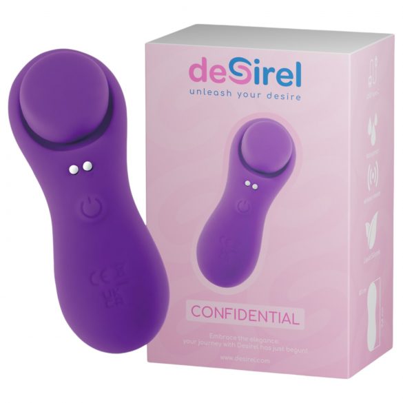 Desirel Confidential - gudrās biksīšu vibrators (violets)