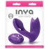 Inya Bump-N-Grind - radio vadības, sildošs 2in1 klitora vibrators (violets)