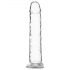 Addiction Crystal - ietilpīgs dildos (caurspīdīgs) - 18cm