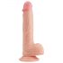 "Lovetoy Nature Cock - piesūcekņa pamatne ar dabīga izskata dildo - 21cm (dabīgs)"