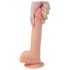 "Lovetoy Nature Cock - piesūcekņa pamatne ar dabīga izskata dildo - 21cm (dabīgs)"