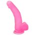 Lovetoy Jelly Studs - ar pamatni reālistisks dildo - 20 cm (rozā)