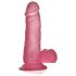 Lovetoy Jelly Studs - piepamatni dzīvs dildo - 15cm (rozā)