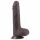 Lovetoy Sliding-Skin - divslāņu piestiprināms dildo - 18 cm (brūns)