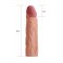 Lovetoy Pleasure X-tender - dzimumlocekļa apvalks - 19cm (dabīgs)