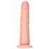 RealRock Slim - ar piesūcekni, realistisks dildo - 15,5cm (dabīgs)