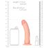 RealRock - ar piesūcekni reālistisks dildo - 15,5 cm (dabīgs)