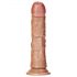 RealRock - piesūcekņa taustes realistisks dildo - 15,5cm (tumši naturāls)