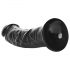 RealRock - reālistisks piesūcekņa dildo - 15,5cm (melns)