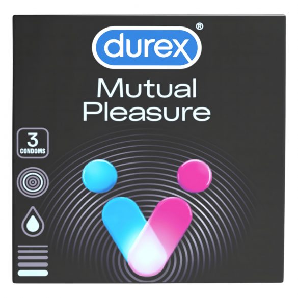 Durex Mutual Pleasure – prezervatīvi (3 gab.)