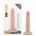 Dr. Skin 5 - pieķeramo pamatnes reālistisks dildo - naturāls (14,5 cm)