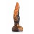 Radījums Gaiļi Ravager - teksturēts silikona dildo - 20cm (oranžs)