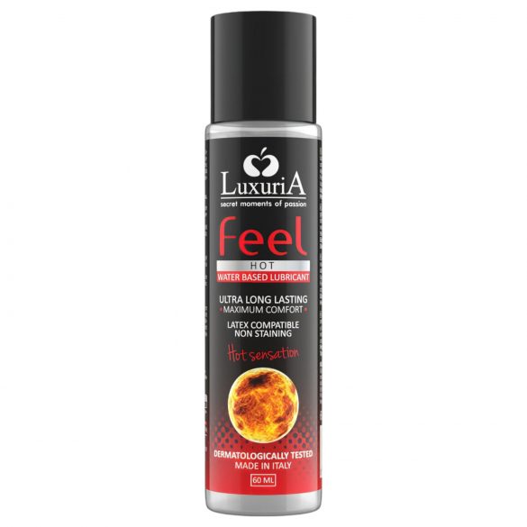 LuxuriA Feel Hot - sildošas iedarbības lubrikants (60ml)