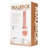 REALROCK - piesūceknis vibrators - dabīgs (20,5 cm)