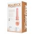 REALROCK griežamais vibrators - dabisks (20,5cm)