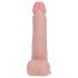 REALROCK griežamais vibrators - dabisks (20,5cm)