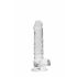 REALROCK - caurspīdīgs reālistisks dildo - kristāldzidrs (17cm)