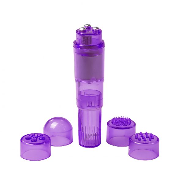 Easytoys Kabatas Raķete - vibrators komplekts - violets (5 daļas)