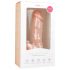 Easytoys - ar piesūcekni, ar sēkliniekiem dildo (17.5 cm) - dabīgs