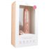 Easytoys - piesūceknis, sēklu maisiņš liels dildo (26.5 cm) - dabīgs