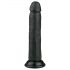 Easytoys - piesūcekņa realistisks dildo (20,5 cm) - melns