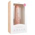 Easytoys - ar piesūcekni ekstara liela dildo (28,5 cm) - dabīgs