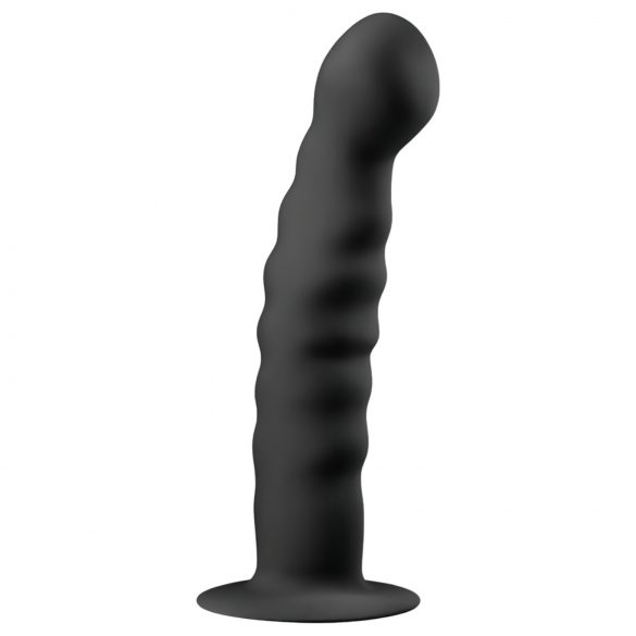 Easytoys Rievots - ar piesūcekni anālais dildo (14 cm) - melns