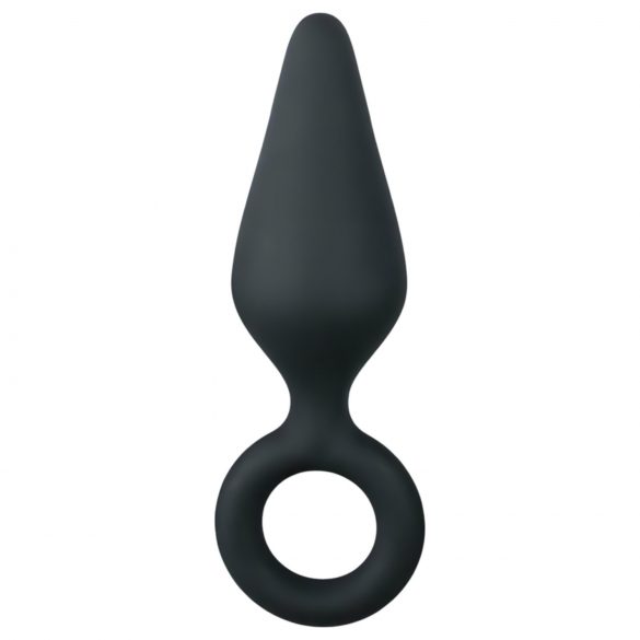 Easytoys Pointy Plug S - anālais aizbāznis (melns) - mazs