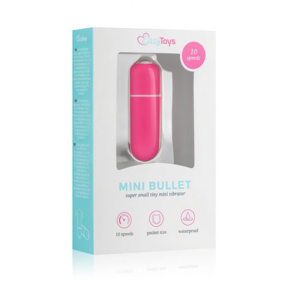 Easytoys - mini batoniņš vibrators (rozā)