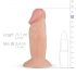 Real Fantasy Archi - dzīvības šķietamības dildo - 11,5 cm (dabīgs)