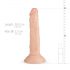 Real Fantasy Blane - reālistisks dildo - 20cm (dabīgs)