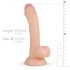 Real Fantasy Vince - sēklinieku priekšādiņas dildo - 19,5 cm (dabīgs)