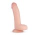 Real Fantasy Klints - dzīves izmēra dildo ar sēkliniekiem - 22 cm (dabisks)