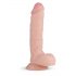 Real Fantasy Glynn - reālistisks dildo ar sēkliniekiem - 25cm (dabīgs)