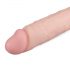 Real Fantasy Glynn - reālistisks dildo ar sēkliniekiem - 25cm (dabīgs)