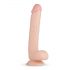 Real Fantasy Elvin - reālistisks dildo ar sēkliniekiem - 28cm (dabīgs)