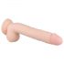 Real Fantasy Elvin - akumulators, reālistisks vibrators - 28 cm (dabīgs)