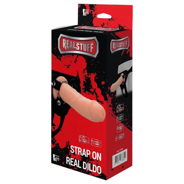 RealStuff Strap-On - dabīgs, uzvelkams dildo (dabīgs)