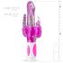 Easytoys Raving Rabbit - 3 virzienu vibrators (rozā)